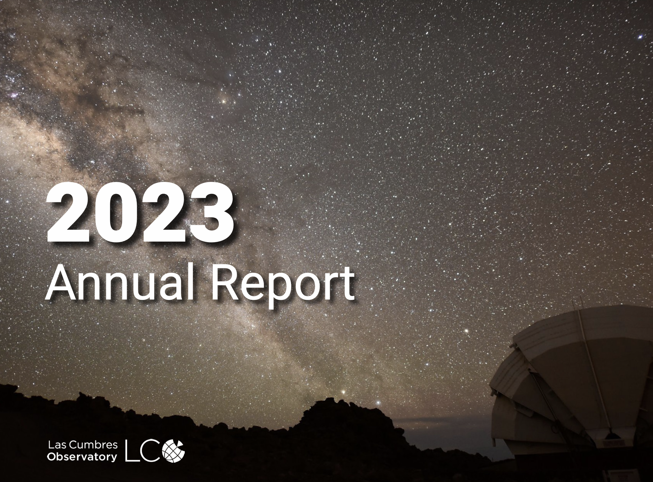 Annual report front page.