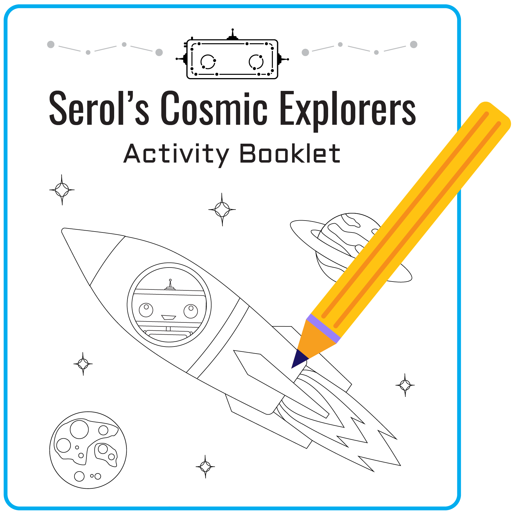 Activity booklet front page.